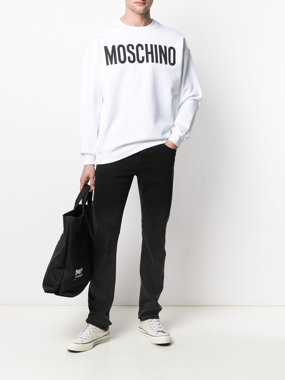 фото Moschino толстовка с логотипом