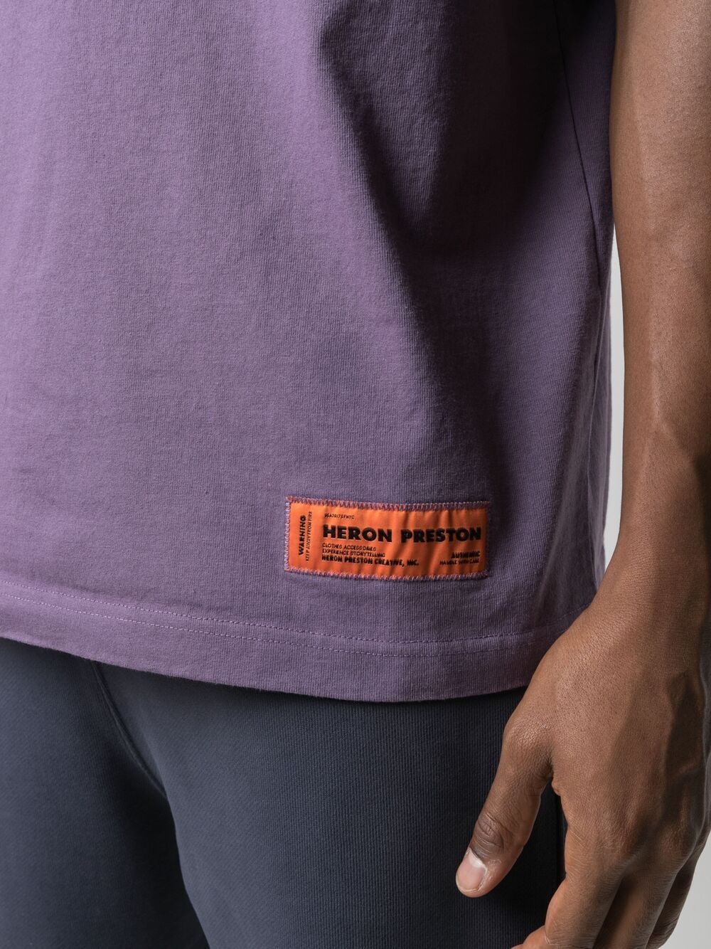 фото Heron preston ss turtleneck pocket ctnmb purple white