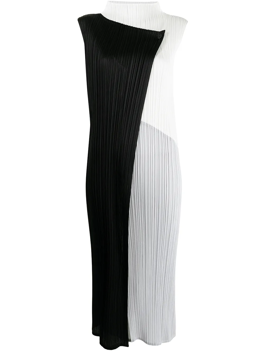 Pleats Please Issey Miyake плиссированное платье Collage