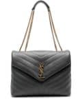 Saint Laurent medium Loulou shoulder bag - Grey