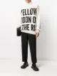 Image 2 of Jil Sander slogan print knitted roll neck