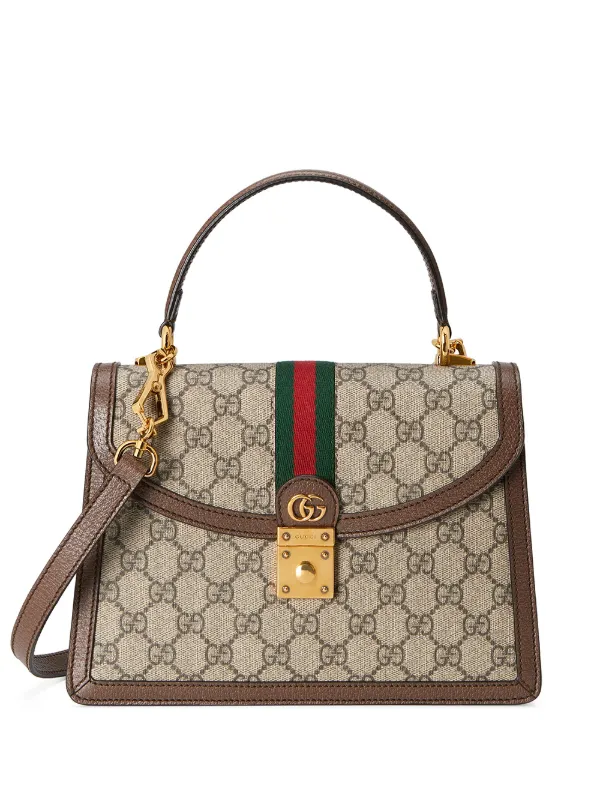 Gucci small Ophidia Web top-handle bag - FARFETCH