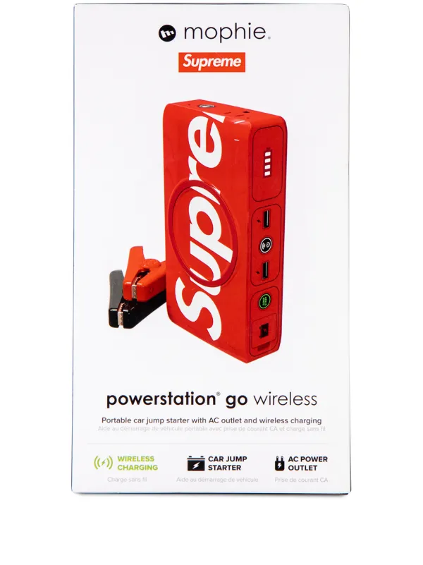 Supreme®/mophie® powerstation wireless Supreme Morphie Powerstation Go Wireless Portable Charger | Red