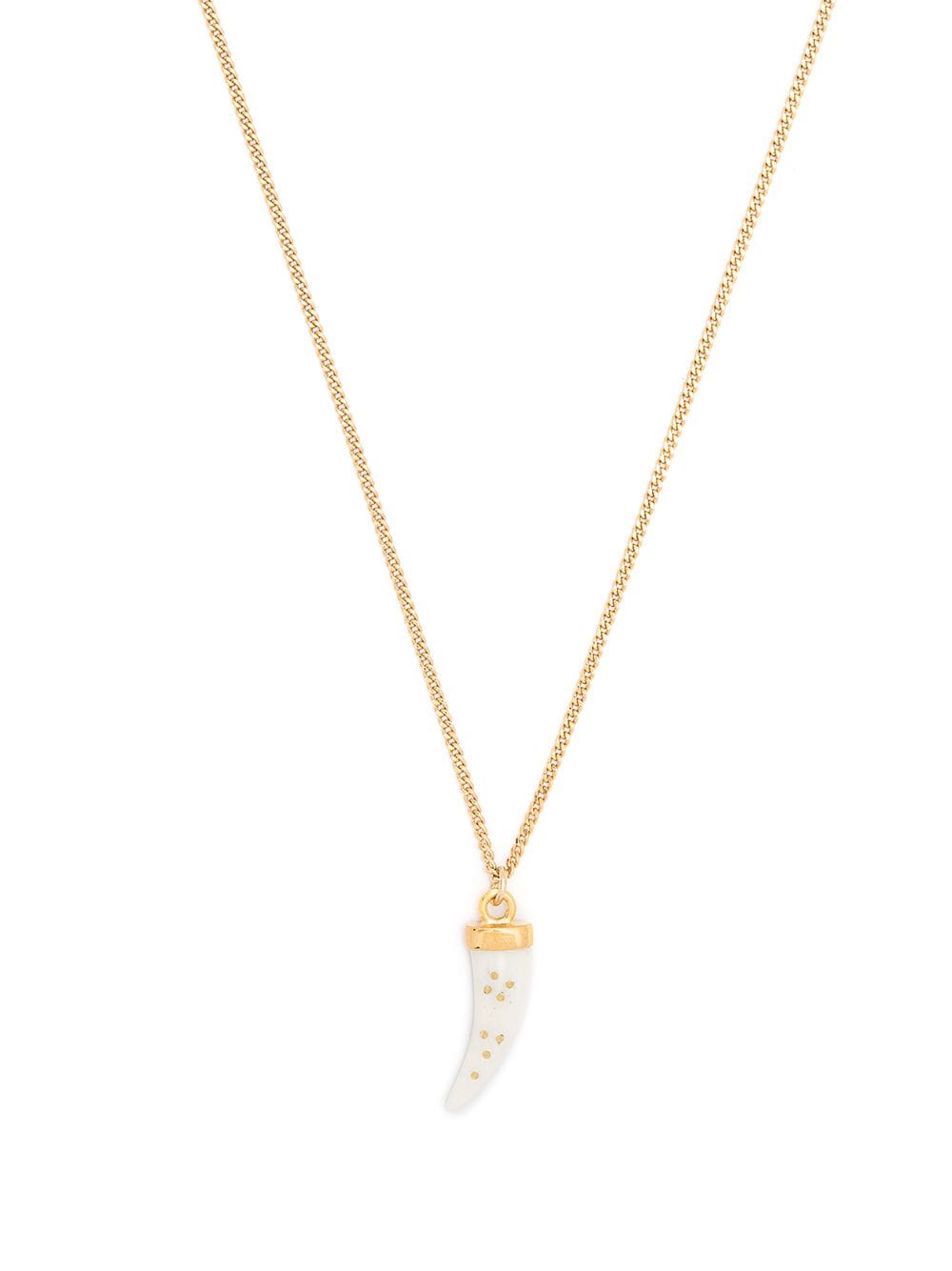 Shop Isabel Marant Pendant Chain Necklace In Gold