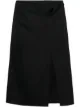 Image 1 of Jacquemus high-waisted linen midi skirt