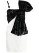 Image 1 of Giuseppe Di Morabito sequin bow-embellished mini dress