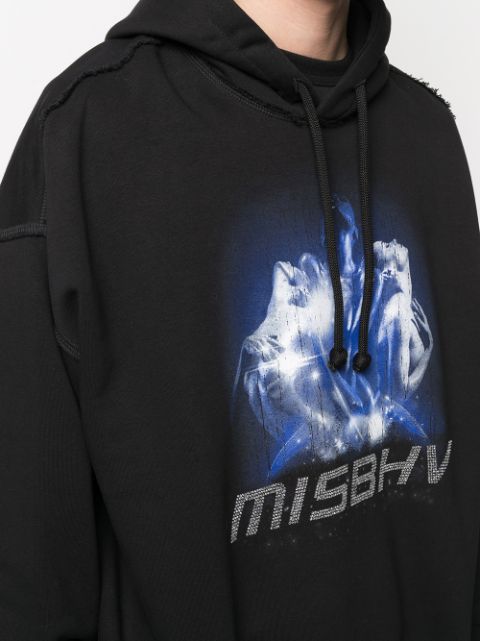 Misbhv Graphic Print Hoodie Farfetch