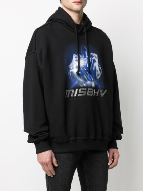 Misbhv Graphic Print Hoodie Farfetch