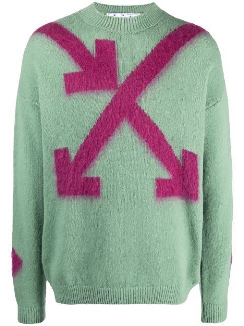 intarsia Arrow jumper