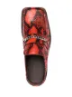 Martine Rose snakeskin-effect backless loafers