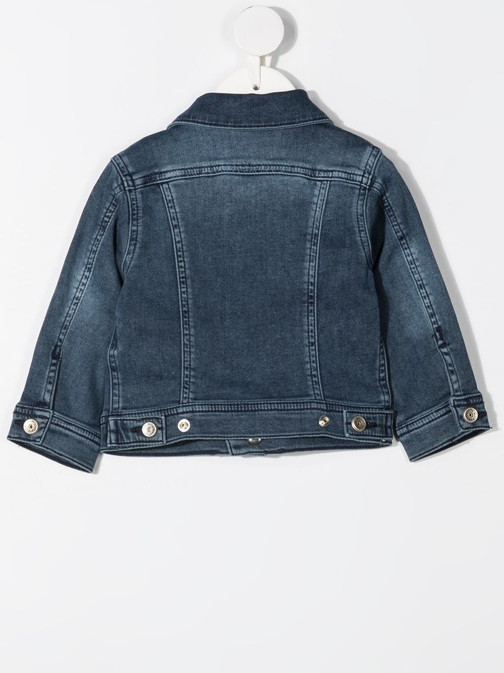 Diesel Kids Spijkerjack met gewassen-effect - Blauw