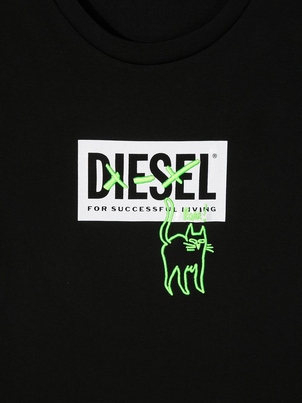 фото Diesel kids футболка с логотипом