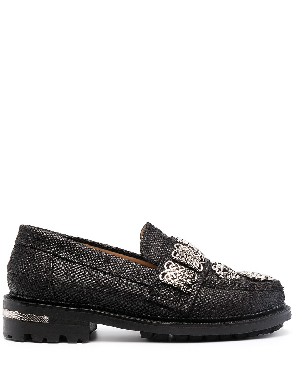 фото Toga pulla woven chunky sole loafers