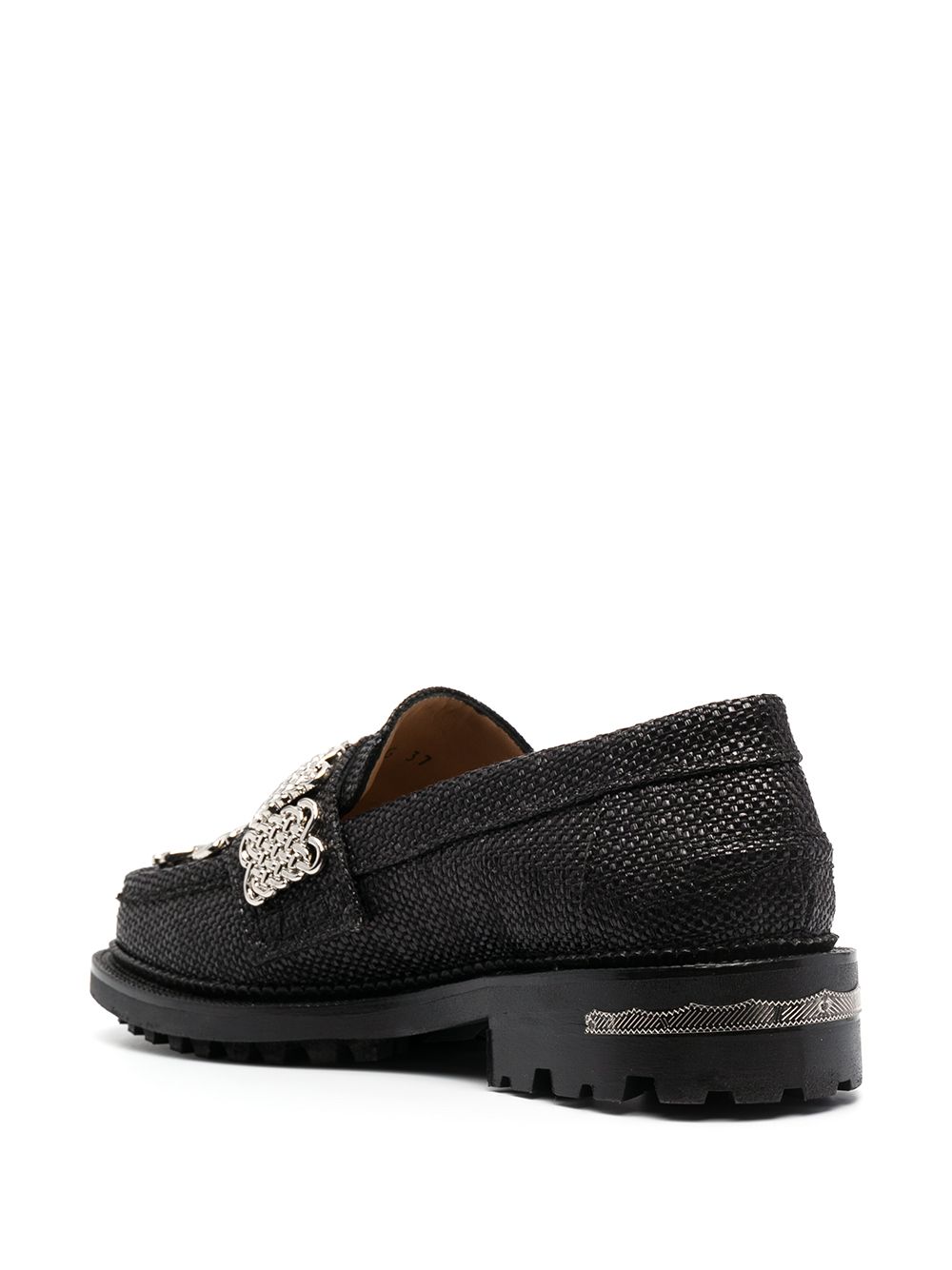 фото Toga pulla woven chunky sole loafers