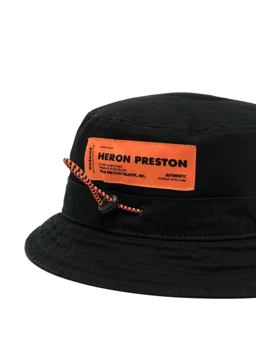 фото Heron preston bucket hat black no color