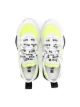 Msgm Kids colour-block logo-lace trainers