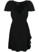 Image 1 of Giambattista Valli ruffle-trimmed silk dress