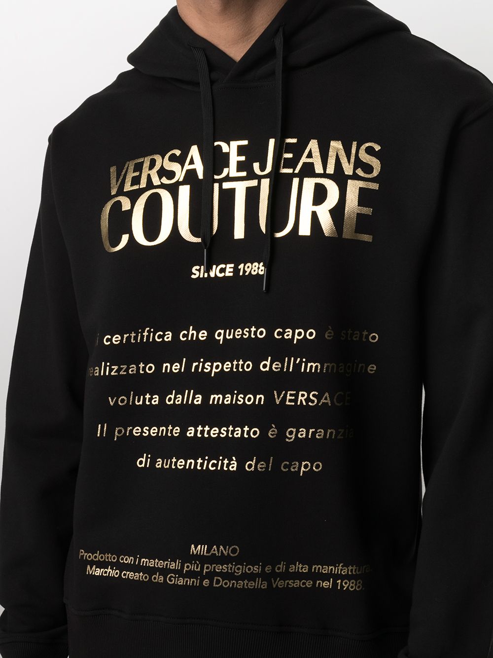 фото Versace jeans couture худи с логотипом