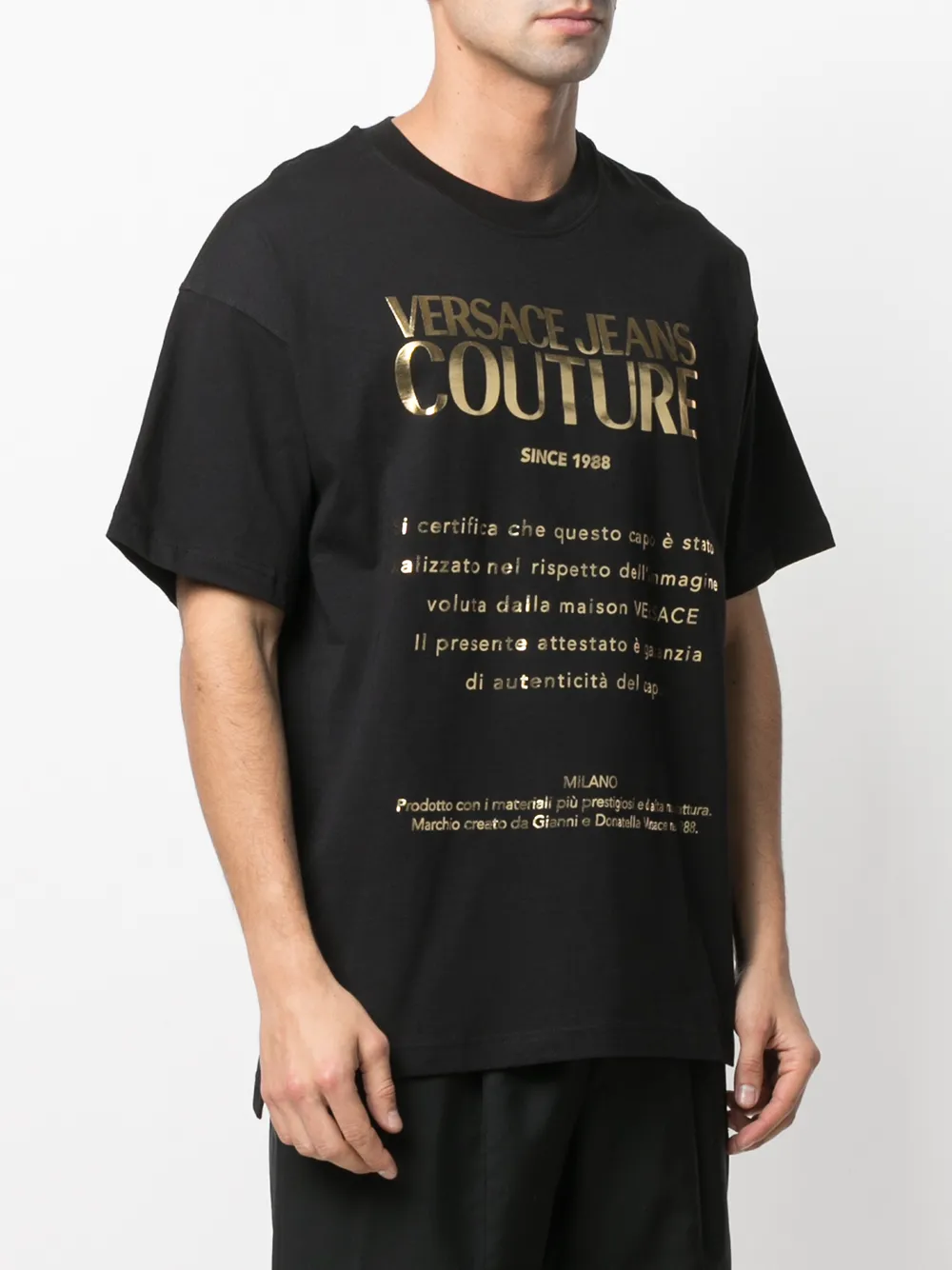 фото Versace jeans couture футболка с логотипом