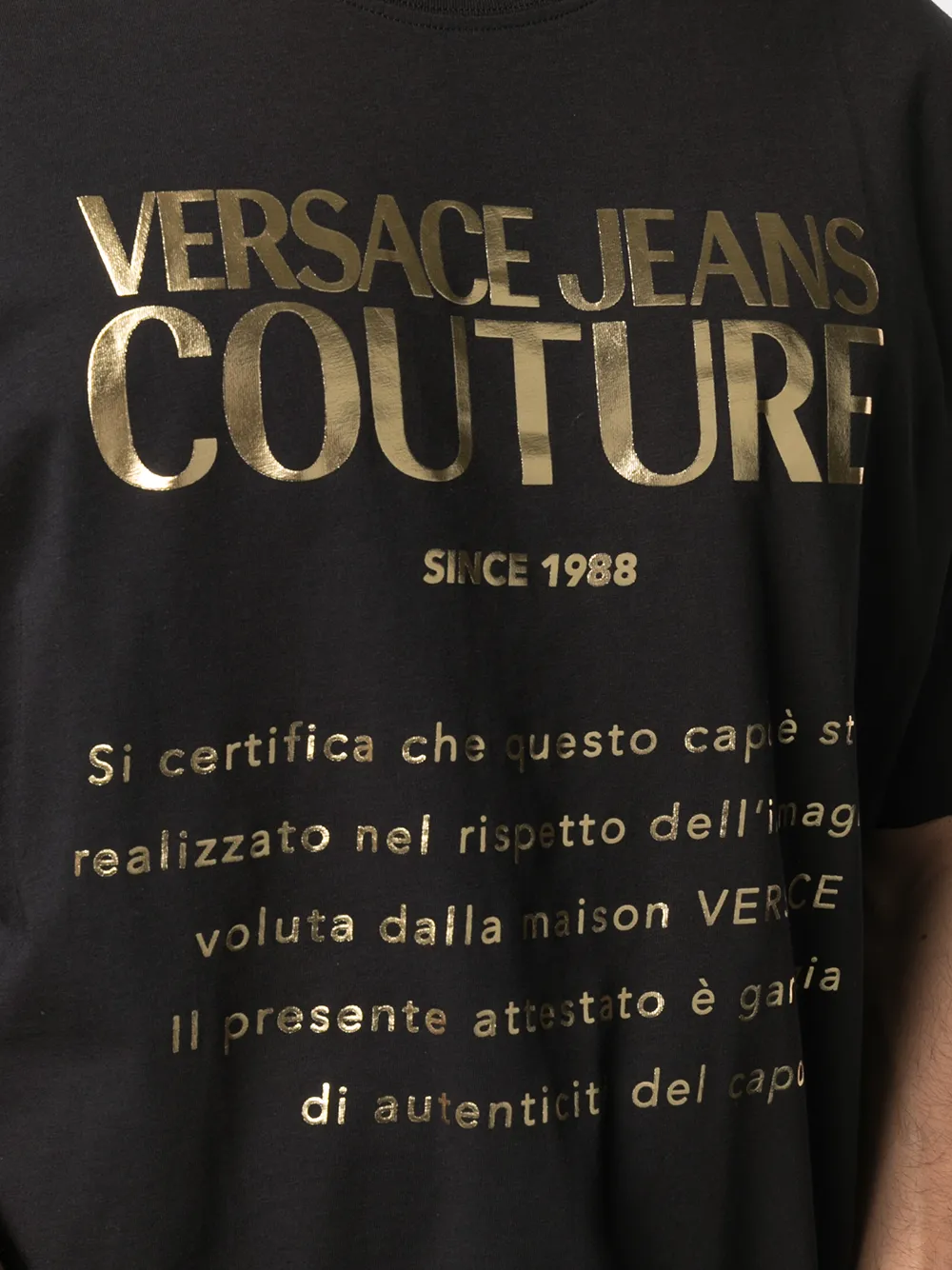 фото Versace jeans couture футболка с логотипом