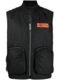 Heron Preston zip pocket vest jacket - Black