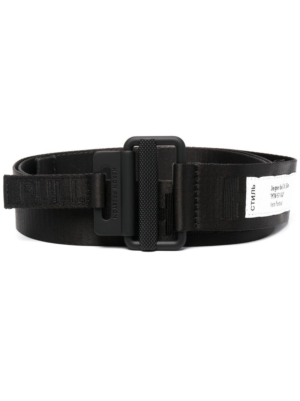 фото Heron preston tape belt 4cm classic buckle black black