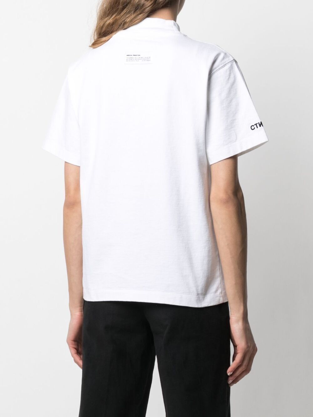 фото Heron preston ss turtleneck ctnmb white black