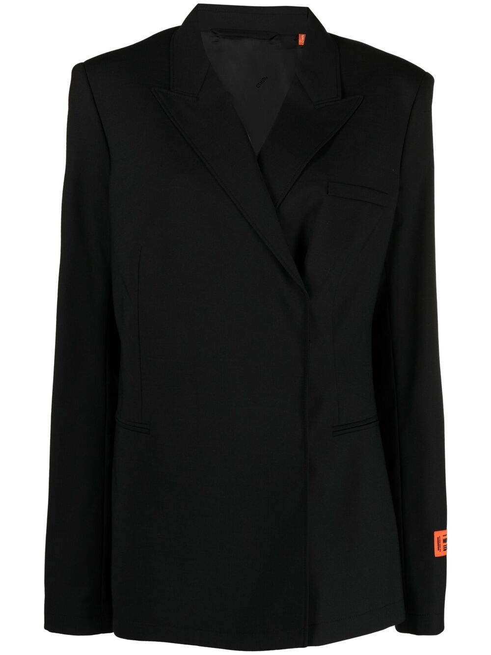 фото Heron preston tailoring open back blazer black