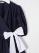 Il Gufo side-tie flared dress