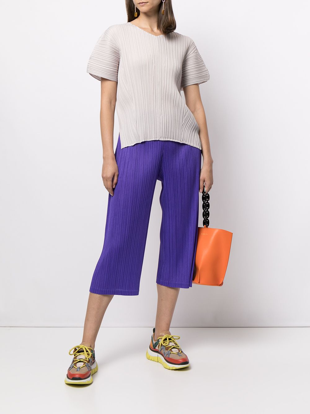 фото Pleats please issey miyake футболка mellow с плиссировкой