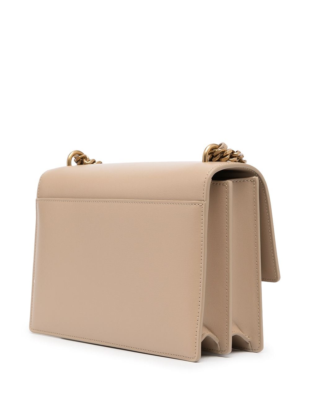 Shop Saint Laurent Medium Sunset Shoulder Bag In Nude