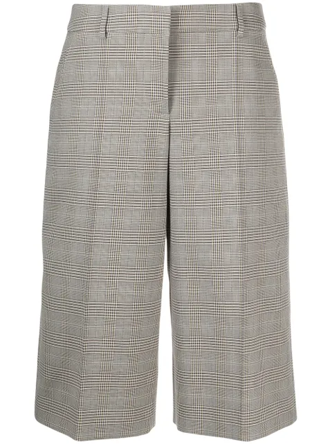 Boutique Moschino plaid check cropped trousers