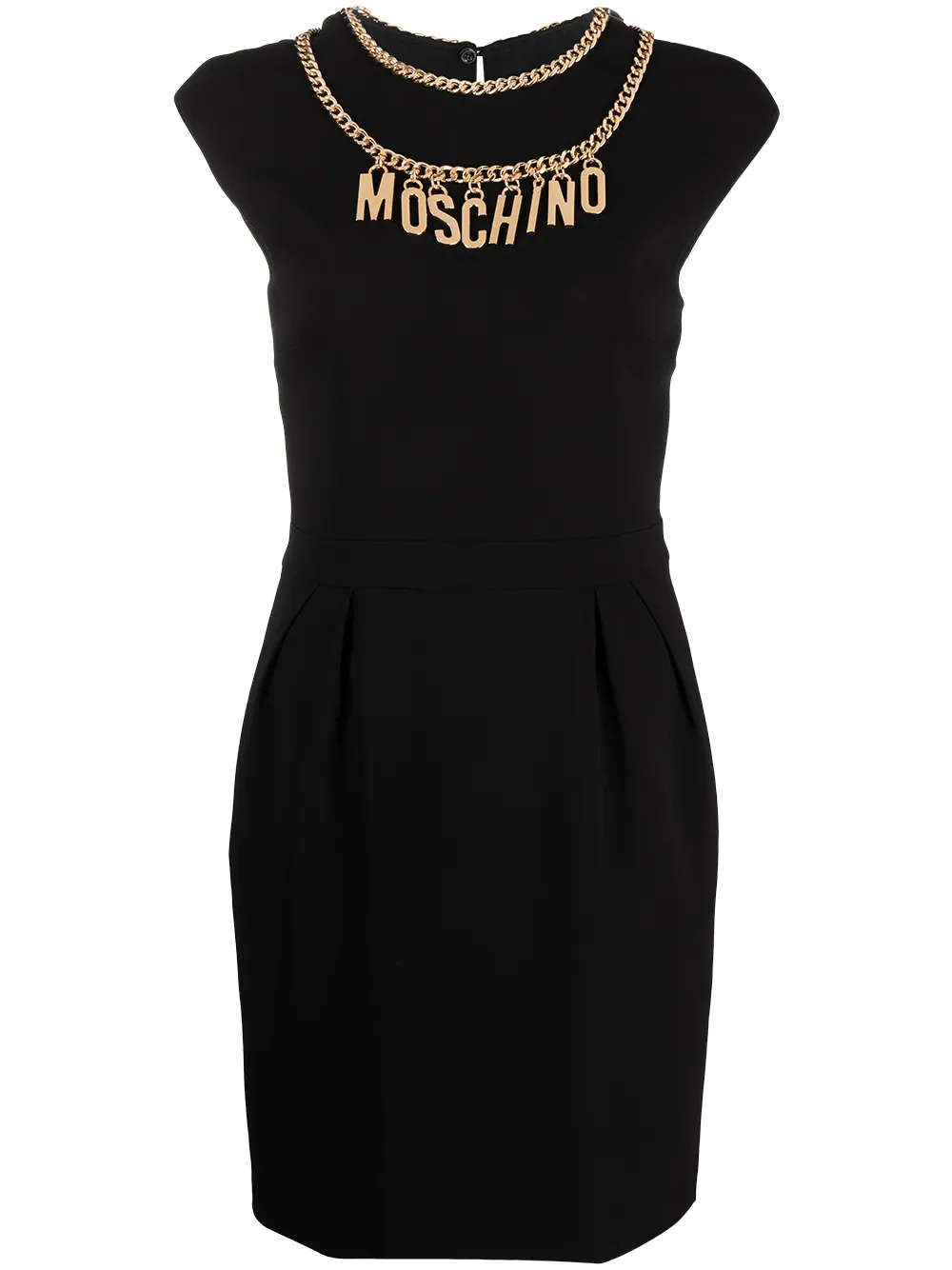 фото Moschino платье мини с логотипом