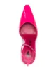 The Attico pointed leather heeled pumps
