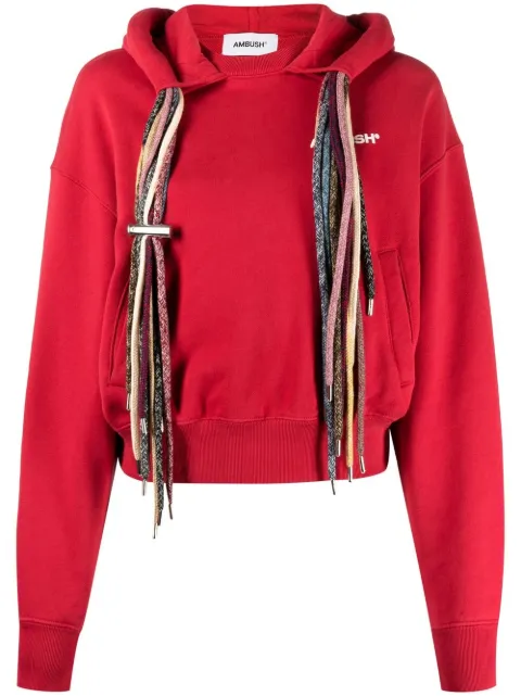 AMBUSH multi-drawstring logo hoodie