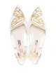 Sophia Webster wing detail slingback ballerinas