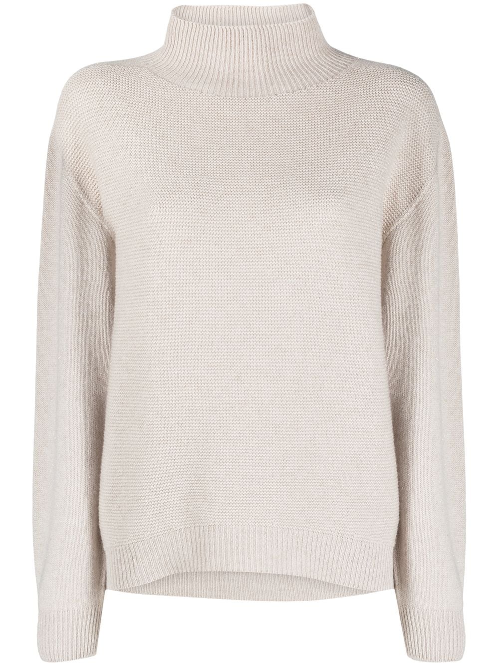 Shop Peserico knitted virgin wool-blend jumper with Express Delivery ...