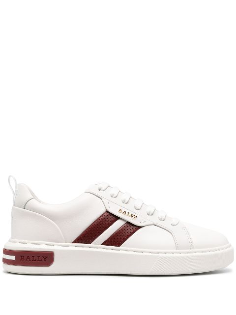 Shop Bally logo plaque sneakers with Express Delivery - FARFETCH