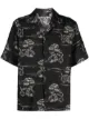 Image 1 of AMIRI rattlesnake short-sleeve silk shirt