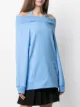 Alberta Ferretti off-shoulder long-sleeve sweatshirt