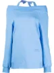 Image 1 of Alberta Ferretti off-shoulder long-sleeve sweatshirt
