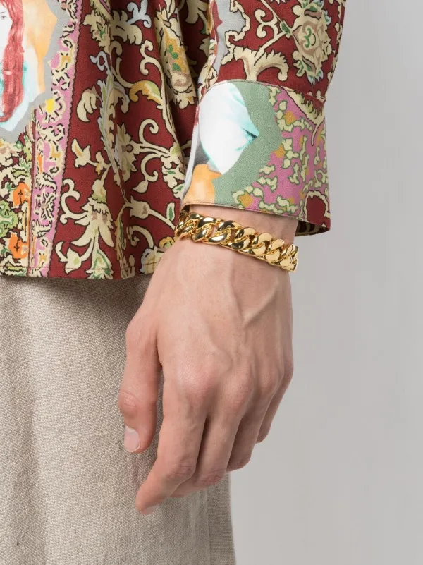 AMBUSH Chain 7 Brass Bracelet - Farfetch 【セール 登場から人気沸騰】 AMBUSH® CLASSIC BRACELET 7 CHAIN ブレスレット