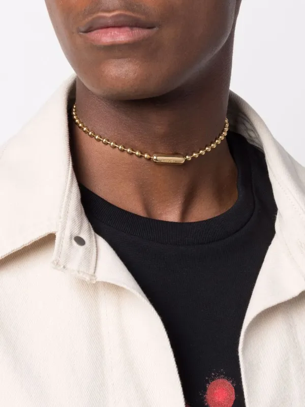 AMBUSH Ball Chain Choker Necklace - Farfetch