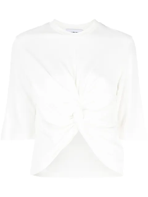 AMBUSH short-sleeved gathered T-shirt 