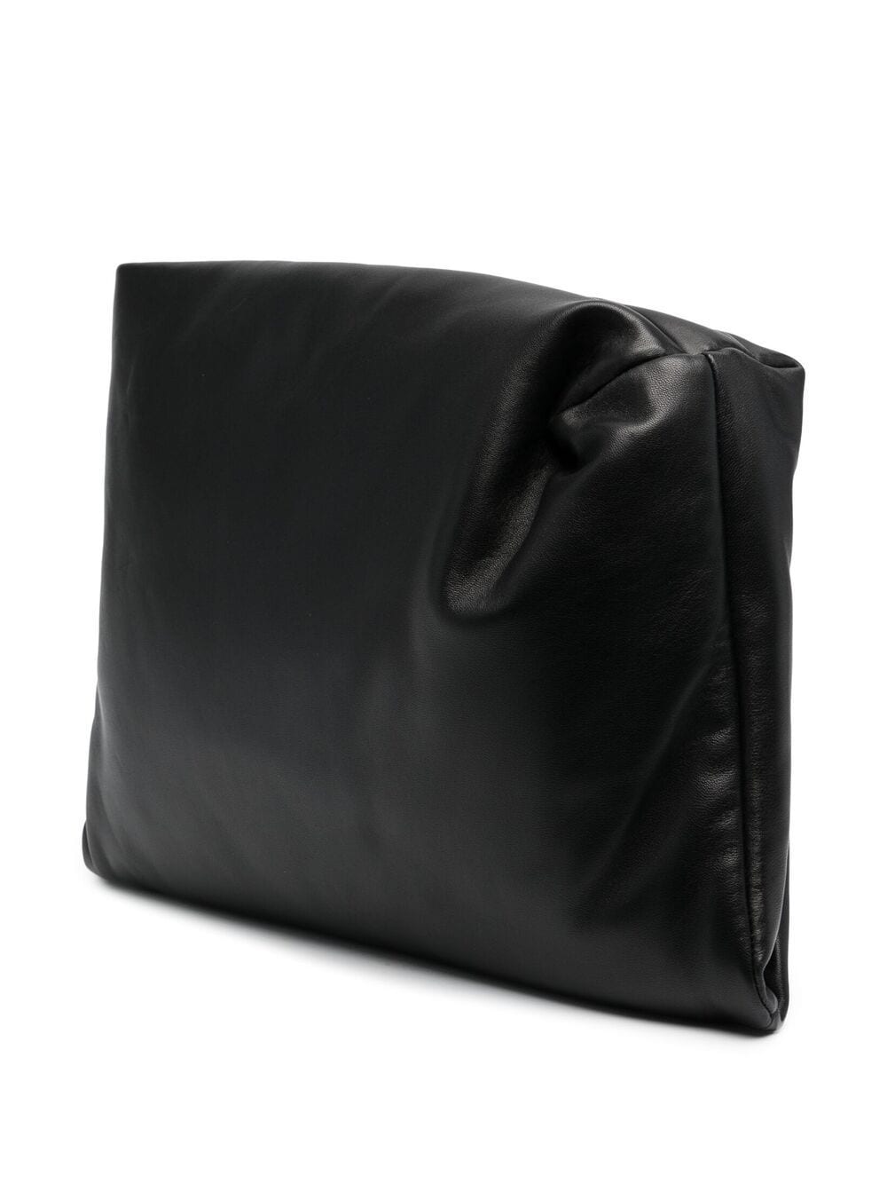 Shop Ambush Large Ruched Clutch Bag In Black