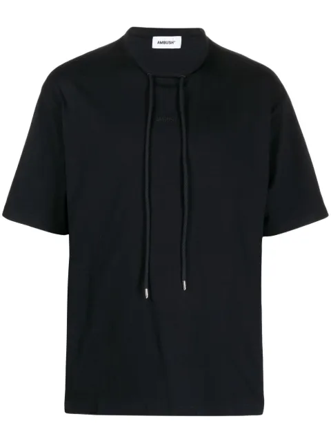 AMBUSH drawstring cotton T-shirt