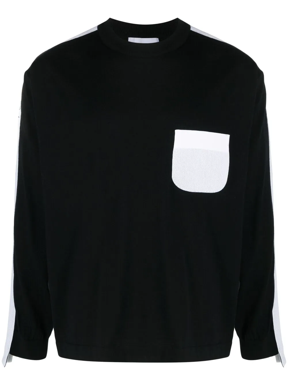 

AMBUSH sudadera con franjas del logo - Negro