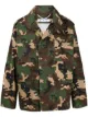 Imagen 1 de Off-White chamarra bomber con estampado militar