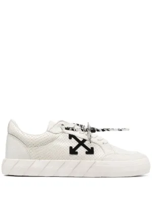 off white low vulcanized trainers