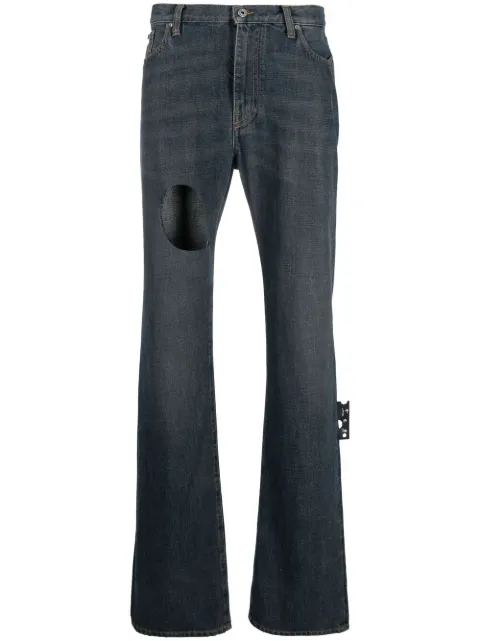 Off-White Hands-Off distressed jeans